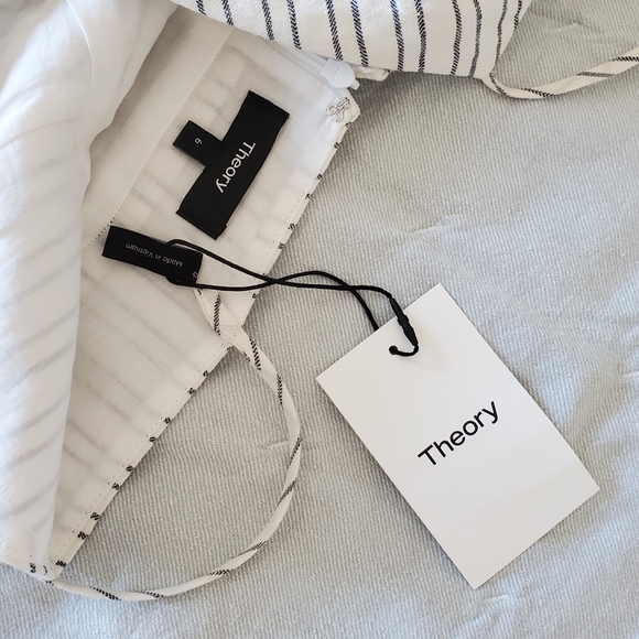 NWT Theory Melanea B 100% linen dress size 6 - Picture 15 of 15
